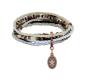 Preview: Schwarz/weiß - Petit Glamour d'Afrique - Armband von Konplott - passend zu African Kiss